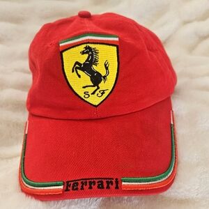 Authentic Ferrari Embroidered Hat